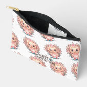 Pochette À Accessoires Dinde de Thanksgiving mignonne (Ouvrir)