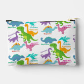 Pochette À Accessoires Dinosaure Et Noms De Petits Enfants (Verso)
