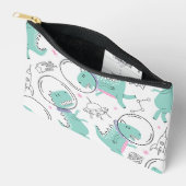 Pochette À Accessoires Dinosaures de l'espace, Dinosaures mignons, Navire (Ouvrir)