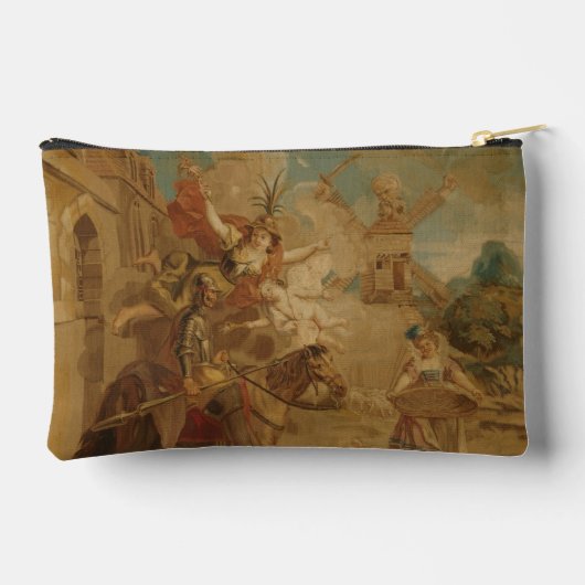 Pochette À Accessoires Don Quixote Guided by Folly, 18th century tapestry (Verso)