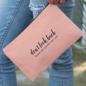 Pochette À Accessoires Don't Look Back | Uplifting Peachy Pink