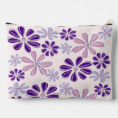 Pochette À Accessoires Doodle à papillon rose violet monogramme (Verso)
