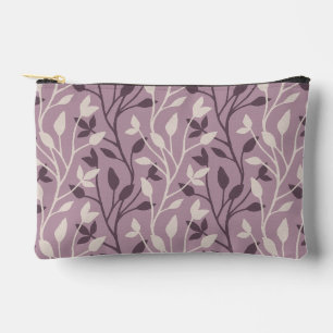 Pochette À Accessoires Douce feuille de mauve botanique Élégant Chic