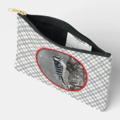 Pochette À Accessoires Downy Woodpecker en hiver Photo originale (Ouvrir)