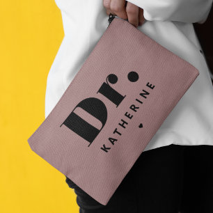 Pochette À Accessoires Dr Bold Typographie personnalisée Docteur Graduati