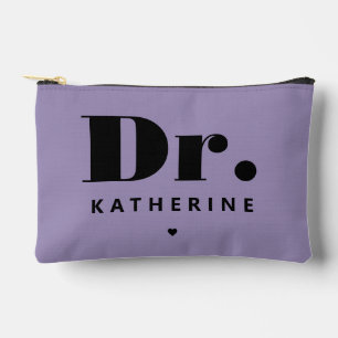 Pochette À Accessoires Dr Bold Typographie personnalisée Docteur Graduati