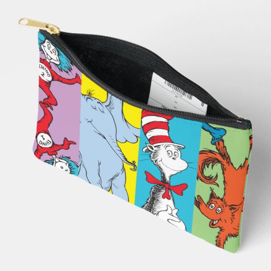 Pochette À Accessoires Dr Seuss | Tranche de caractères (Ouvrir)