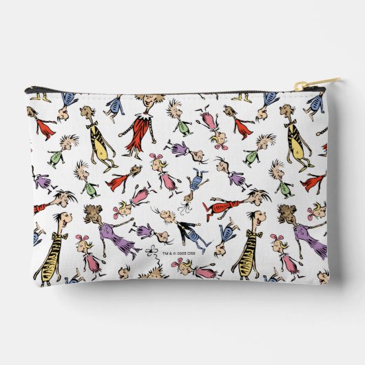 Pochette À Accessoires Dr. Seuss Whoville Characters Festive Pattern (Verso)