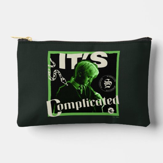 Pochette À Accessoires Draco Malfoy - "C'est compliqué" (Recto)