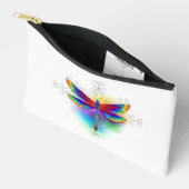 Pochette À Accessoires Dragonfly en arc-en-ciel (Ouvrir)