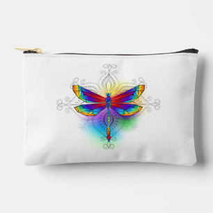 Pochette À Accessoires Dragonfly en arc-en-ciel