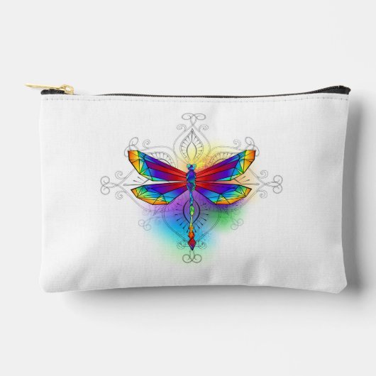 Pochette À Accessoires Dragonfly en arc-en-ciel (Recto)