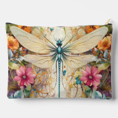 Pochette À Accessoires Dragonfly Et Fleurs sauvages (Verso)