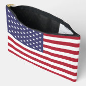Pochette À Accessoires Drapeau américain, Drapeau américain (Ouvrir)