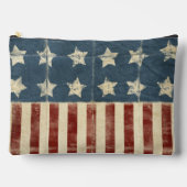 Pochette À Accessoires Drapeau américain en détresse (Recto)
