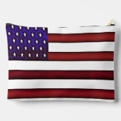 Pochette À Accessoires Drapeau américain moderne en relief (Verso)