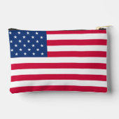Pochette À Accessoires Drapeau américain | Personnalisé (Verso)