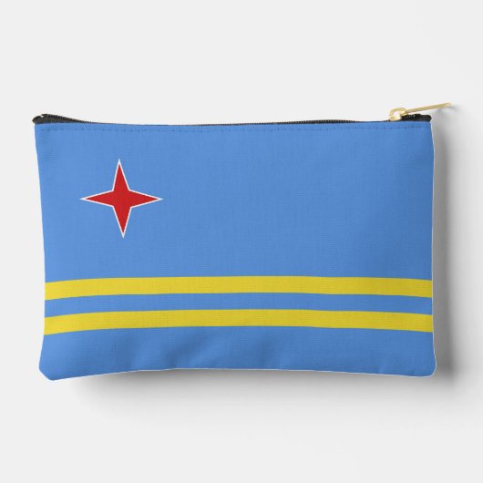 Pochette À Accessoires Drapeau d'Aruba (Verso)