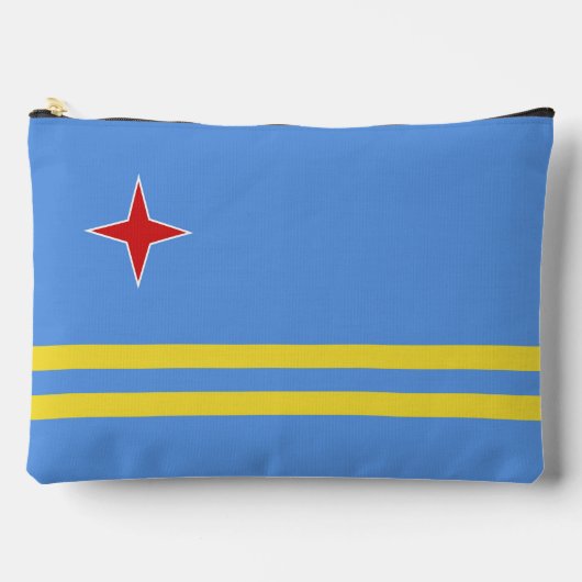 Pochette À Accessoires Drapeau d'Aruba (Recto)