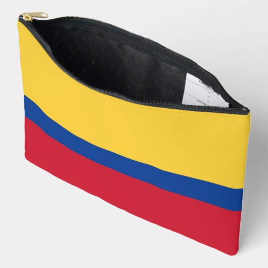 Pochette À Accessoires Drapeau de Colombie (Ouvrir)