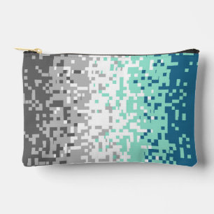 Pochette À Accessoires Drapeau de fierté abstrait pixelisé tripant Frayro