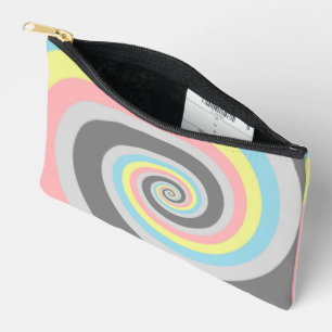 Pochette À Accessoires Drapeau de fierté Demiflux Spirale Abstraite Groov
