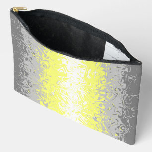 Pochette À Accessoires Drapeau de fierté demigenre abstrait ondoyant psyc