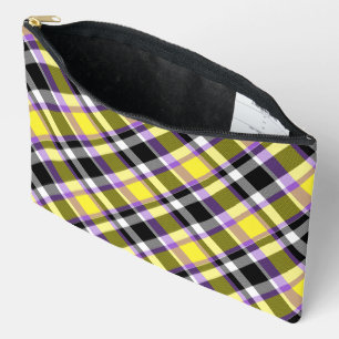 Pochette À Accessoires Drapeau de fierté éclectique boho non binaire à ca