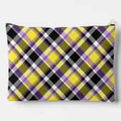 Pochette À Accessoires Drapeau de fierté éclectique boho non binaire à ca (Verso)