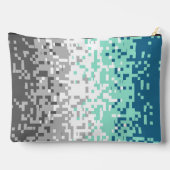Pochette À Accessoires Drapeau de fierté frayromantique abstrait pixelisé (Verso)