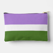 Pochette À Accessoires Drapeau de fierté genderqueer de SlipperyJoe lavan (Verso)
