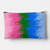 Pochette À Accessoires Drapeau de fierté omniromantique abstrait ondulé t (Verso)