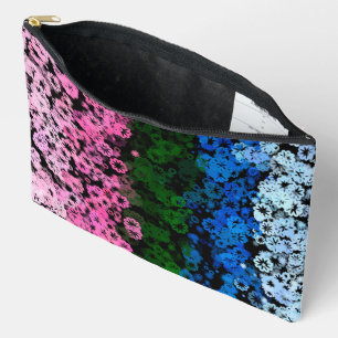 Pochette À Accessoires Drapeau de fierté Omniromantique Fleuris Mignon Ré