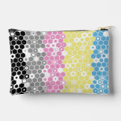 Pochette À Accessoires Drapeau de fierté polygender abstrait géométrique (Verso)