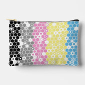 Pochette À Accessoires Drapeau de fierté polygender abstrait géométrique (Recto)