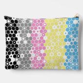 Pochette À Accessoires Drapeau de fierté polygender abstrait géométrique (Verso)