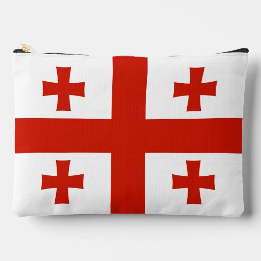 Pochette À Accessoires Drapeau de Géorgie (Recto)