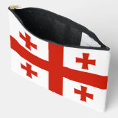 Pochette À Accessoires Drapeau de Géorgie (Ouvrir)