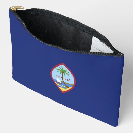 Pochette À Accessoires Drapeau de Guam (Ouvrir)