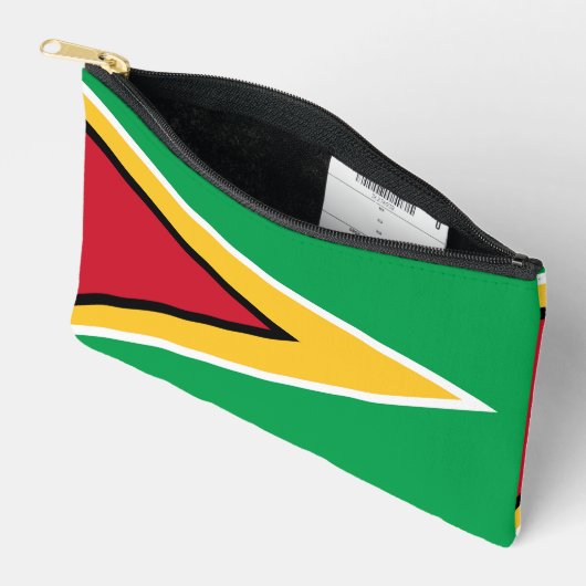 Pochette À Accessoires Drapeau de Guyana (Ouvrir)