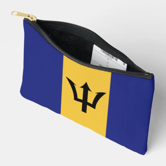 Pochette À Accessoires Drapeau de la Barbade (Ouvrir)