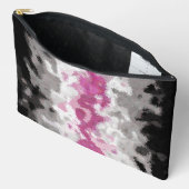 Pochette À Accessoires Drapeau de la fierté Libraféminine Abstrait Marbré (Ouvrir)