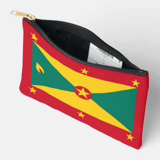 Pochette À Accessoires Drapeau de la Grenade (Ouvrir)