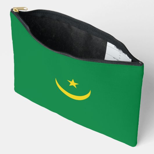 Pochette À Accessoires Drapeau de la Mauritanie (Ouvrir)
