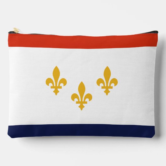 Pochette À Accessoires Drapeau de la Nouvelle-Orléans, Louisiane (Recto)