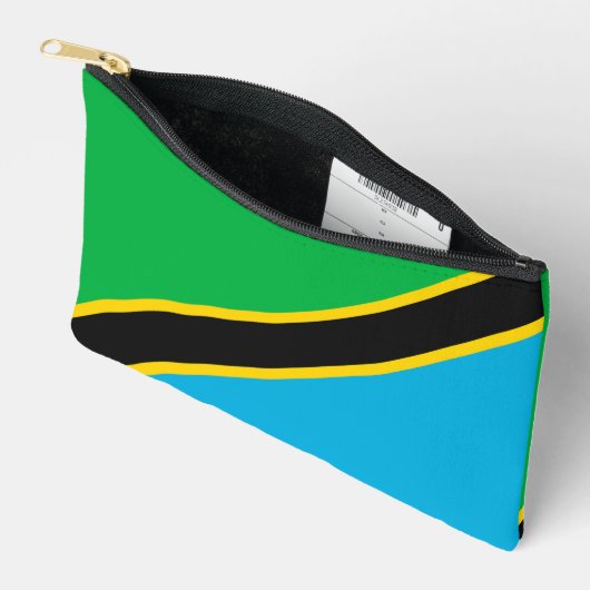 Pochette À Accessoires Drapeau de la Tanzanie (Ouvrir)