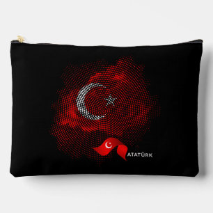 Pochette À Accessoires Drapeau de la Turquie