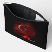 Pochette À Accessoires Drapeau de la Turquie (Ouvrir)