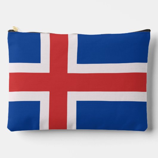 Pochette À Accessoires Drapeau de l'Islande (Recto)