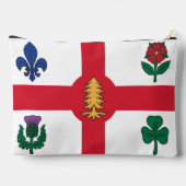 Pochette À Accessoires Drapeau de Montréal, Québec (Verso)